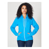 American Apparel Unisex Neon Hthr Blue Flex Fleece Zip Hoodie