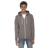 American Apparel Unisex Pewter Flex Fleece Zip Hoodie