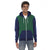 American Apparel Unisex Pp Vn Grn/Pp Lap Flex Fleece Zip Hoodie