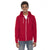 American Apparel Unisex Red Flex Fleece Zip Hoodie