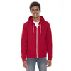 American Apparel Unisex Red Flex Fleece Zip Hoodie