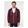 American Apparel Unisex Truffle Flex Fleece Zip Hoodie