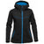 Stormtech Women's Black/Azure Blue Logan Performance Hoody