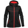 Stormtech Women's Black/Bright Red Logan Performance Hoody