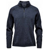 Stormtech Women's Navy Heather Avalante 1/4 Zip Pullover