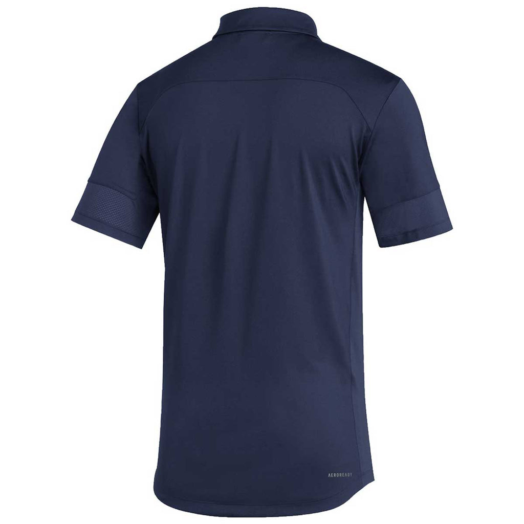 adidas Men's Team Navy Blue/White Under The Lights Coaches Polo