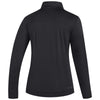 adidas Women's Black/White Under The Lights Long Sleeve Woven 1/4 Zip