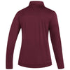 adidas Women's Team Collegiate Burgundy/White Under The Lights Long Sleeve Woven 1/4 Zip