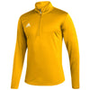 adidas Men's Team Collegiate Gold/White Under The Lights Long Sleeve Knit 1/4 Zip