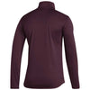 adidas Men's Team Maroon/White Under The Lights Long Sleeve Knit 1/4 Zip