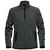 Stormtech Men's Graphite/Black Shasta Tech Fleece Quarter Zip