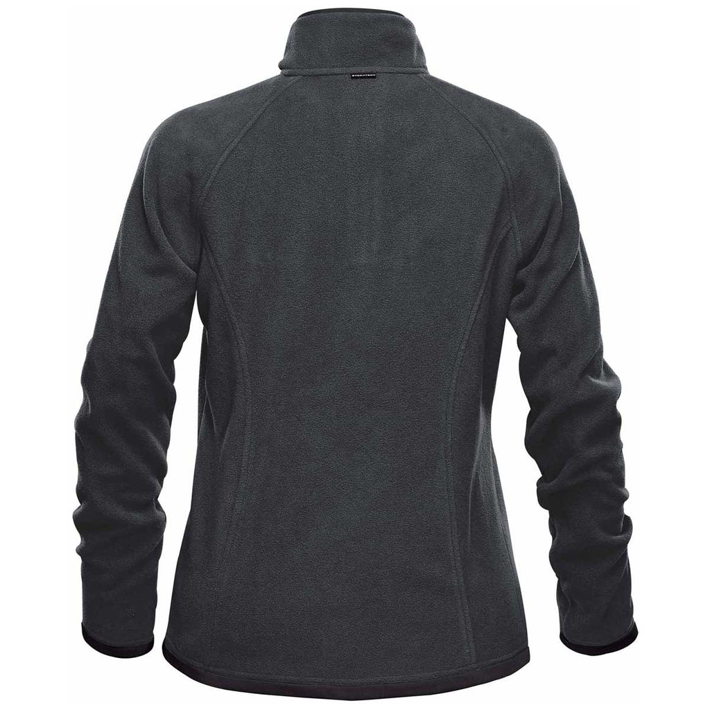 Stormtech Women's Graphite/Black Shasta Tech Fleece Quarter Zip