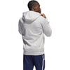 adidas Men's Grey Two Melange/White Team Issue Full Zip Jacket