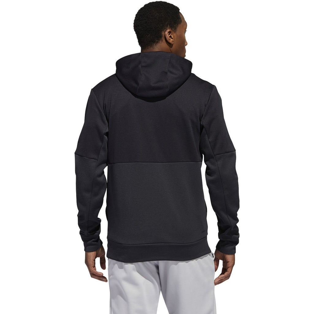 adidas Men's Black/White Team Issue Pullover