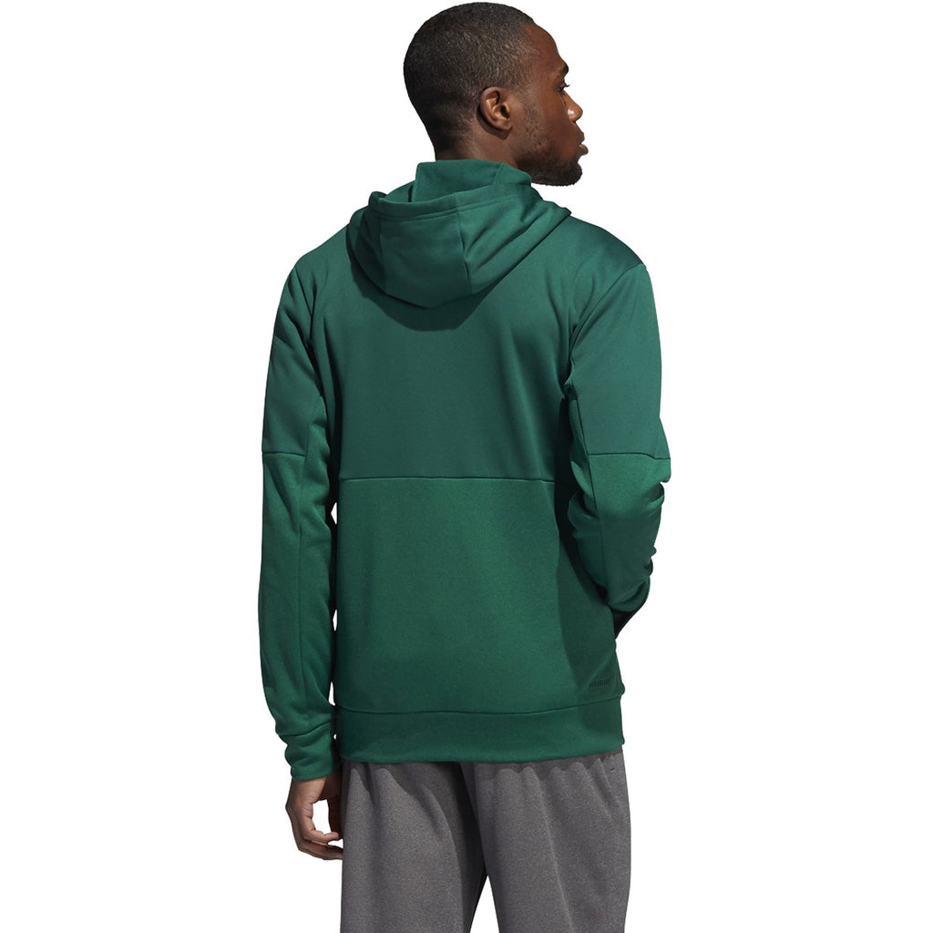 adidas Men's Team Dark Green/White Team Issue Pullover