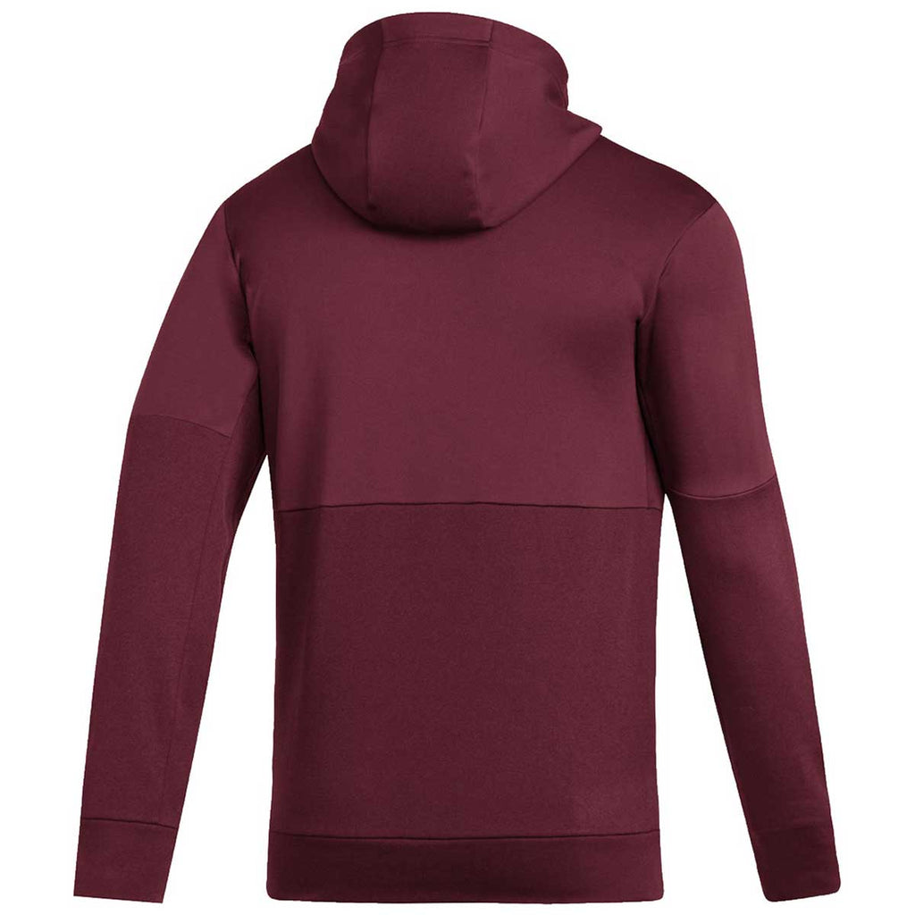 adidas Men's Team Collegiate Burgundy/White Team Issue Pullover