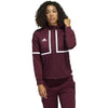 adidas Women's Team Maroon/White Under The Lights Full Zip Jacket