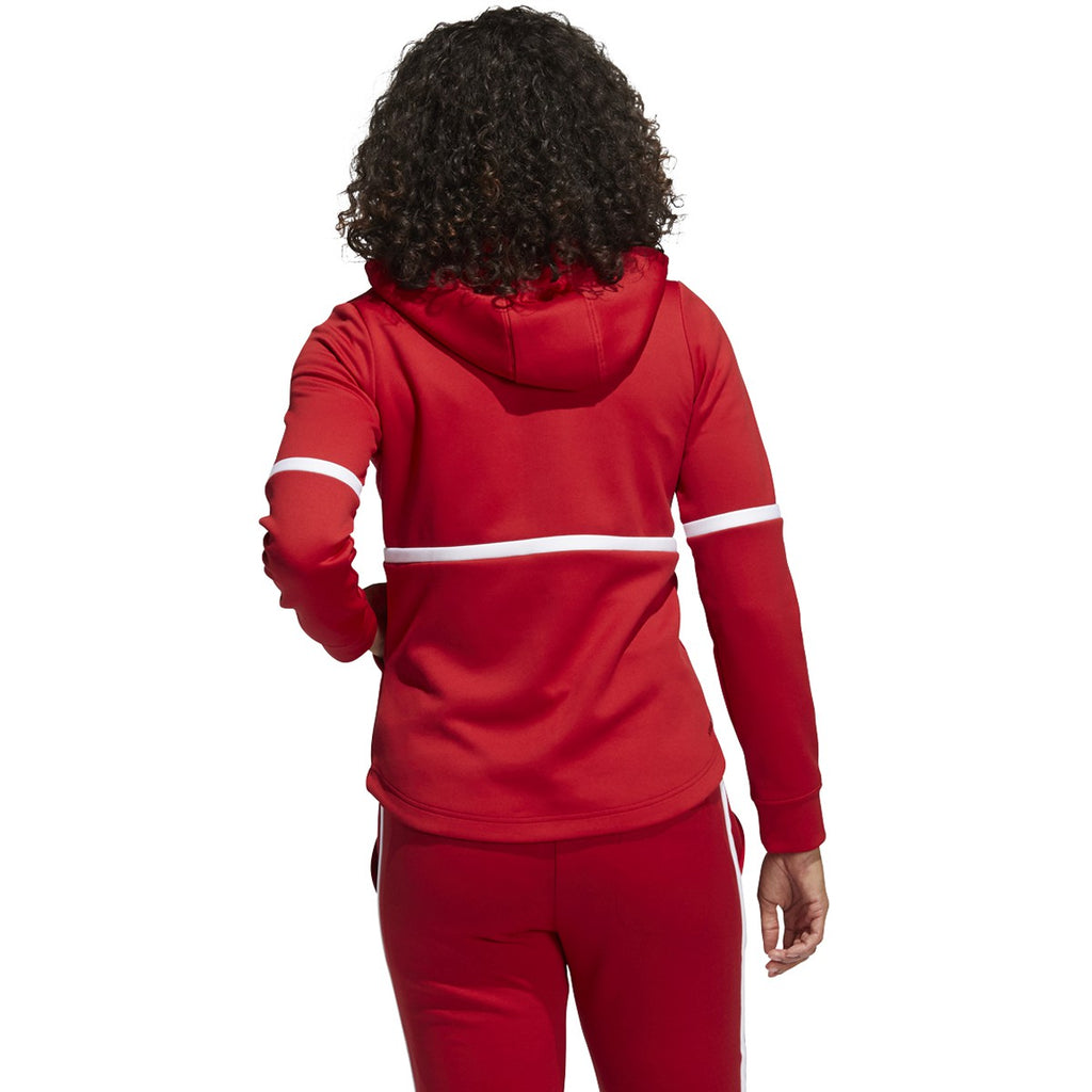 adidas Women's Team Power Red/White Under The Lights Full Zip Jacket