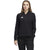 adidas Women's Black/White Under The Lights Long Sleeve Woven 1/4 Zip