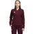 adidas Women's Team Maroon/White Under The Lights Long Sleeve Woven 1/4 Zip