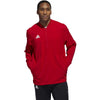 adidas Men's Team Power Red/White Under The Lights Long Sleeve Woven 1/4 Zip