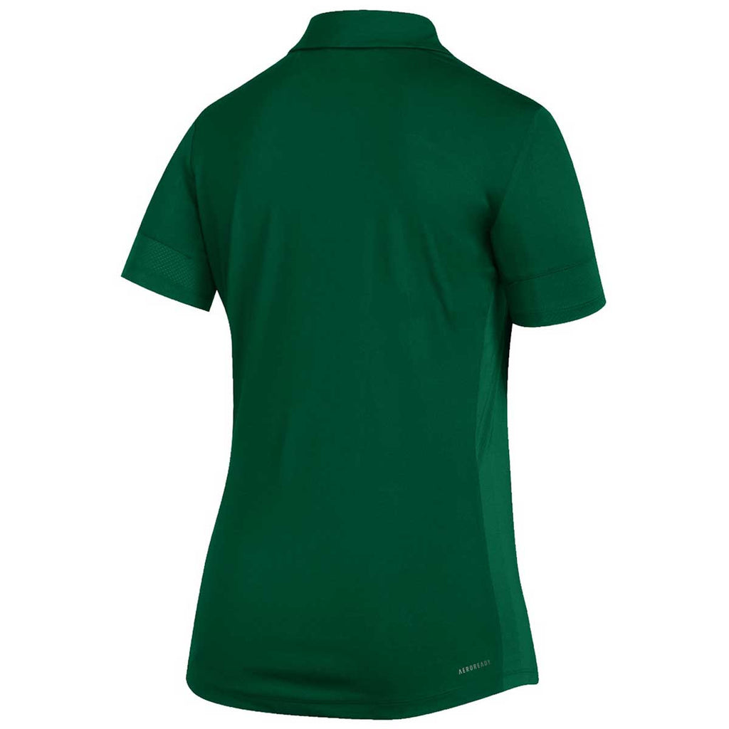 adidas Women's Team Dark Green/White Under The Lights Coaches Polo