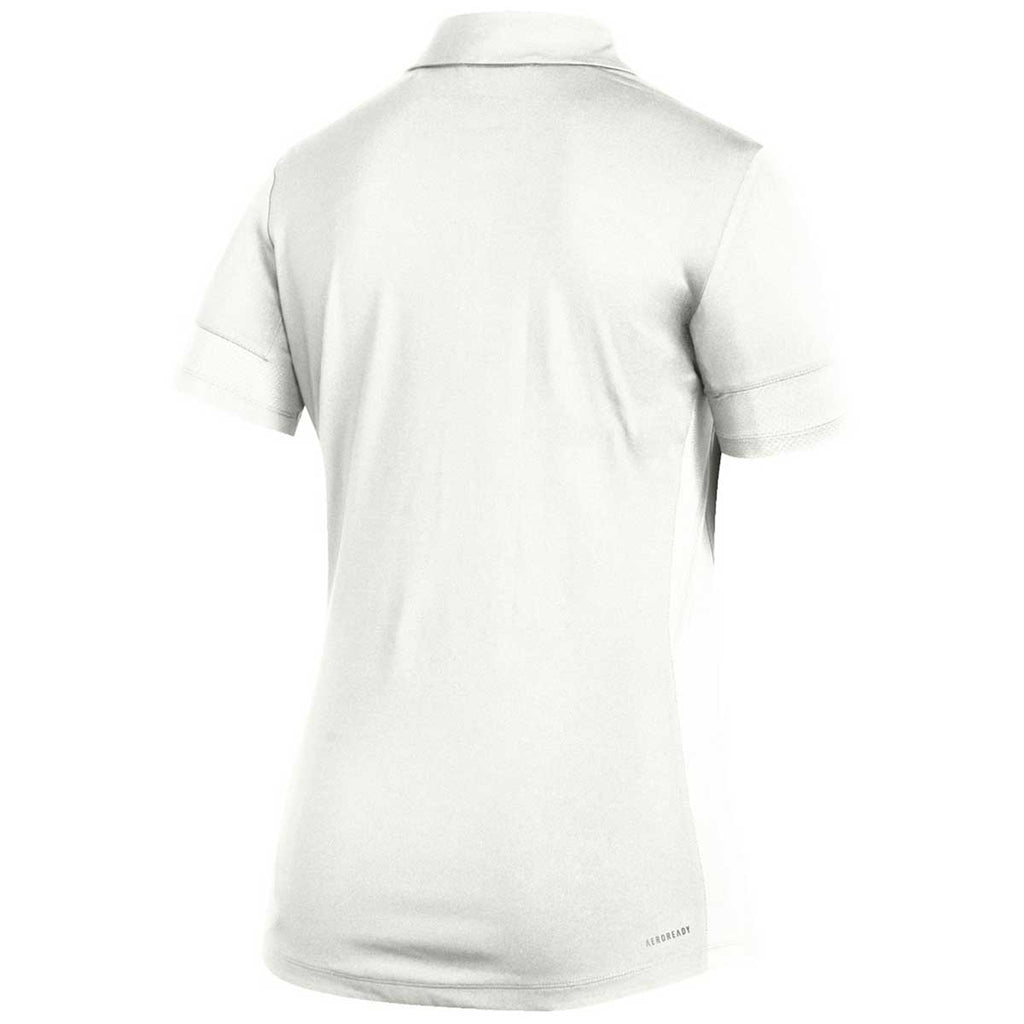 adidas Women's White/Grey Five Under The Lights Coaches Polo