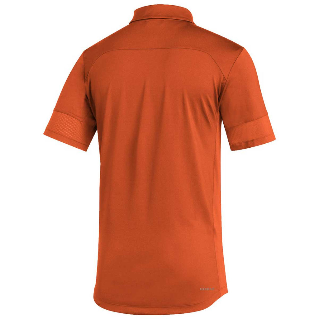 adidas Men's Team Orange/White Under The Lights Coaches Polo