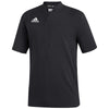 adidas Men's Black/White Under The Lights Short Sleeve 1/4 Zip