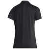 adidas Women's Black Aeroready Short Sleeve Polo