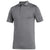 adidas Men's Grey Three/Grey Six Grey Three/Grey Six Ultimate 3-Color Merch Stripe Polo