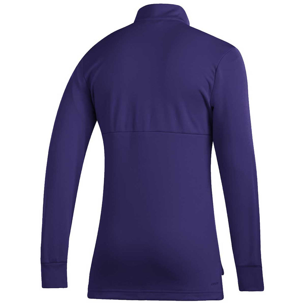 adidas Men's Team Collegiate Purple/White Team Issue 1/4 Zip