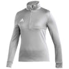 adidas Women's Grey Two/White Team Issue 1/4 Zip