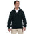 Gildan Men's Black DryBlend 9 oz. 50/50 Full Zip Hoodie