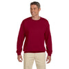 Gildan Unisex Cardinal Red Heavy Blend 50/50 Fleece Crew