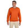 Gildan Unisex Orange Heavy Blend 50/50 Fleece Crew