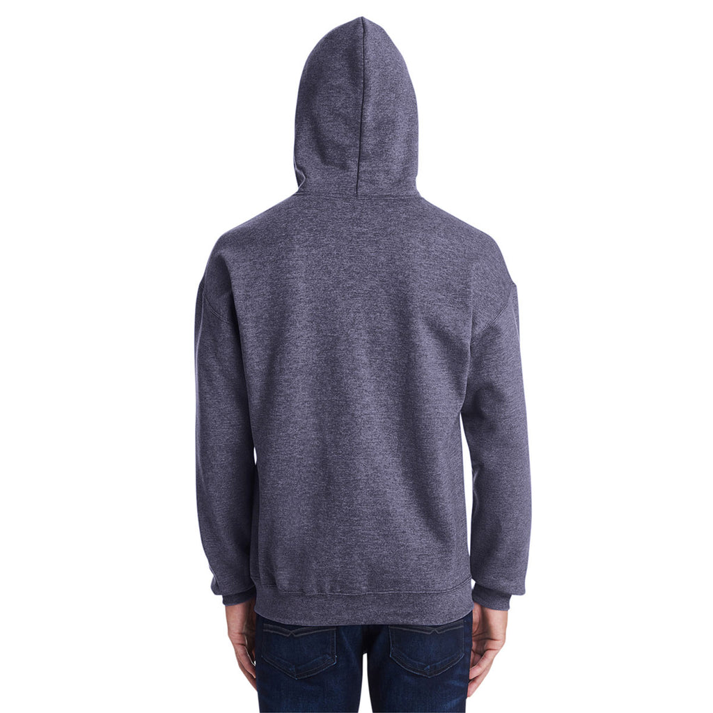 Gildan Unisex Heather Sport Dark Navy Heavy Blend 50/50 Hoodie