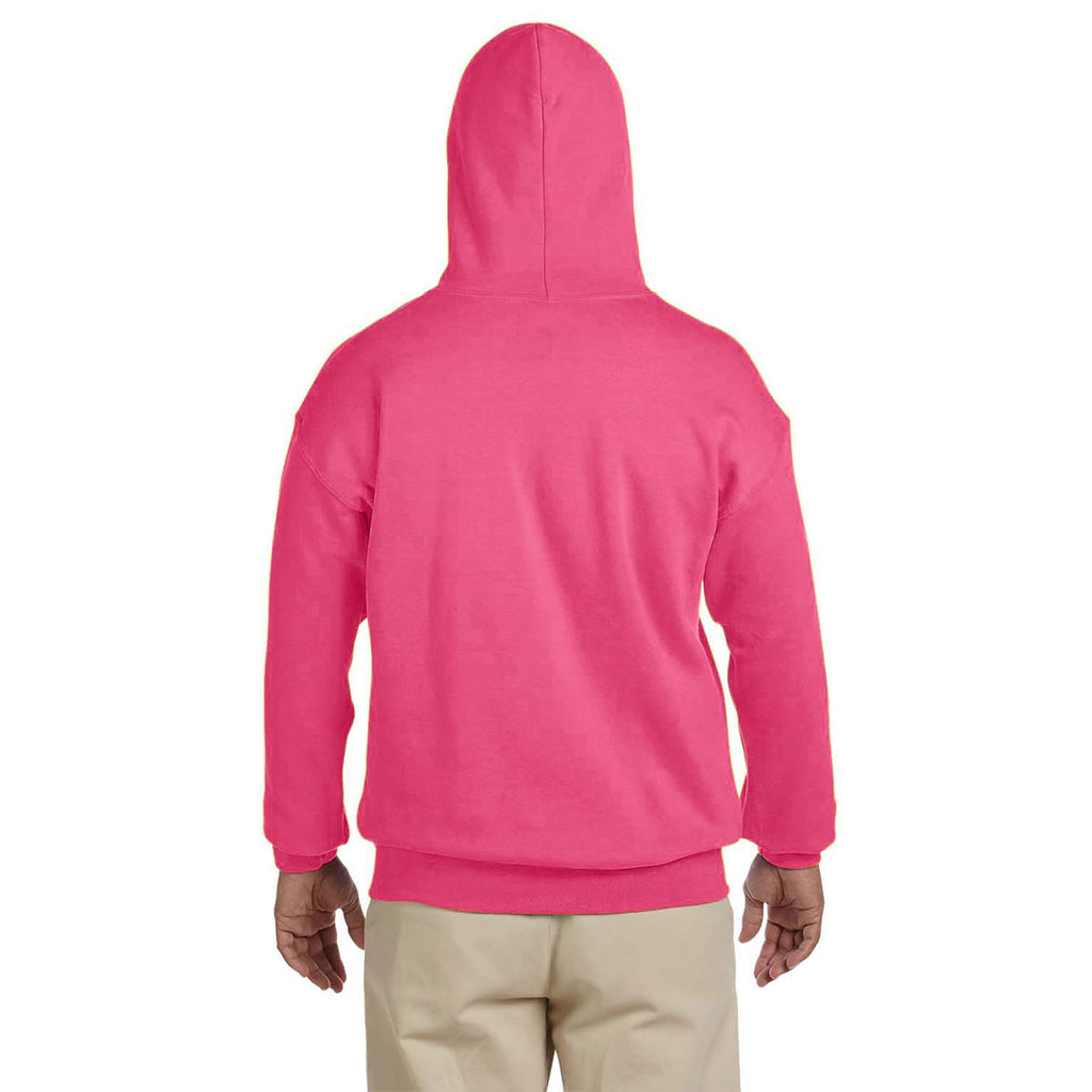 Gildan Unisex Safety Pink Heavy Blend 50/50 Hoodie