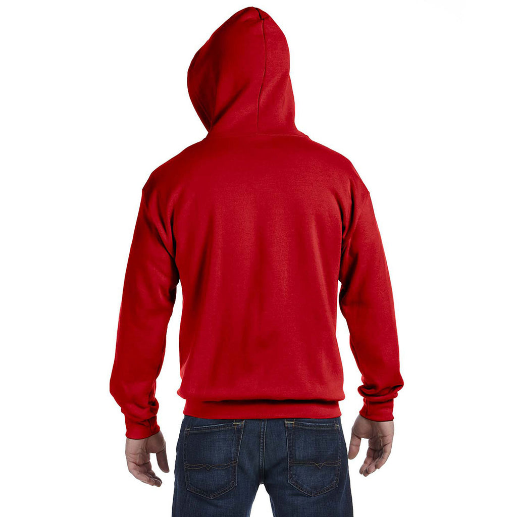 Gildan Unisex Red Heavy Blend 50/50 Full Zip Hoodie