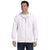 Gildan Unisex White Heavy Blend 50/50 Full Zip Hoodie