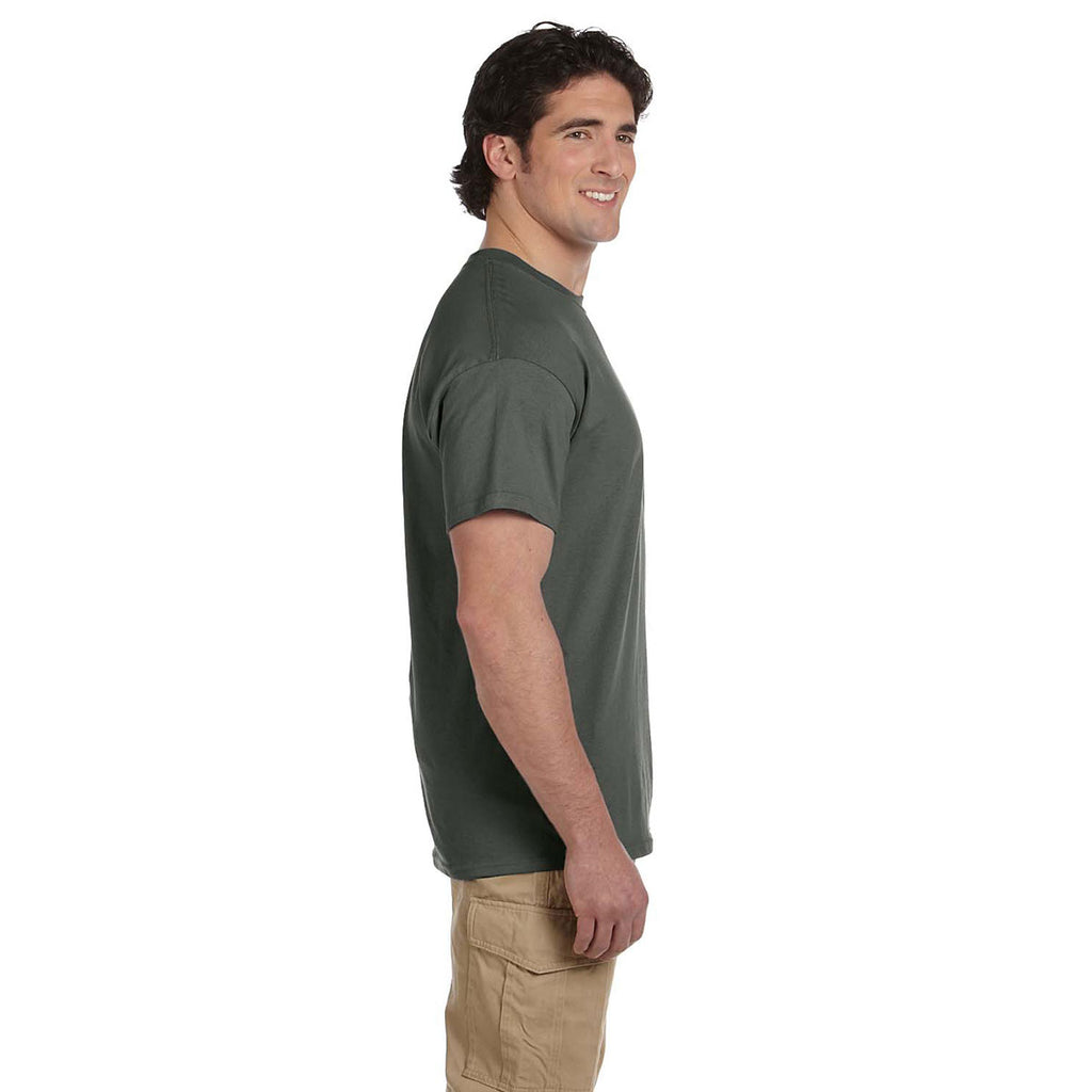 Gildan Men's Military Green Ultra Cotton 6 oz. T-Shirt