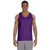 Gildan Men's Purple Ultra Cotton 6 oz. Tank