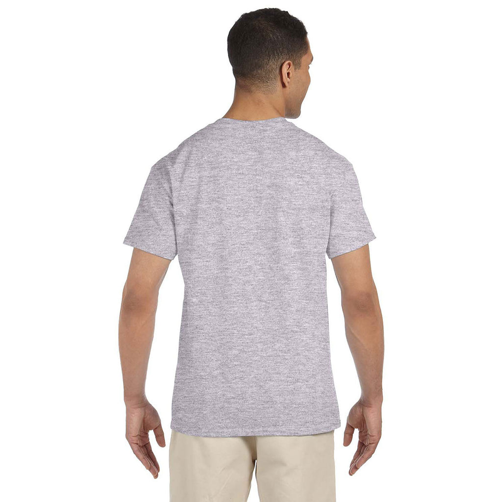 Gildan Unisex Sport Grey Ultra Cotton Pocket T-Shirt