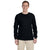 Gildan Men's Black Ultra Cotton Long Sleeve T-Shirt