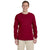 Gildan Men's Cardinal Red Ultra Cotton Long Sleeve T-Shirt