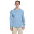 Gildan Men's Light Blue Ultra Cotton Long Sleeve T-Shirt