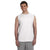 Gildan Unisex White Ultra Cotton 6 oz. Sleeveless T-Shirt