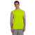 Gildan Unisex Safety Green Ultra Cotton 6 oz. Sleeveless T-Shirt