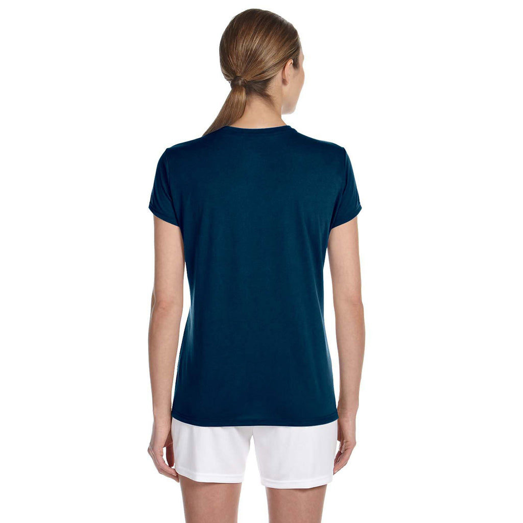 Gildan Women's Navy Performance 5 oz. T-Shirt