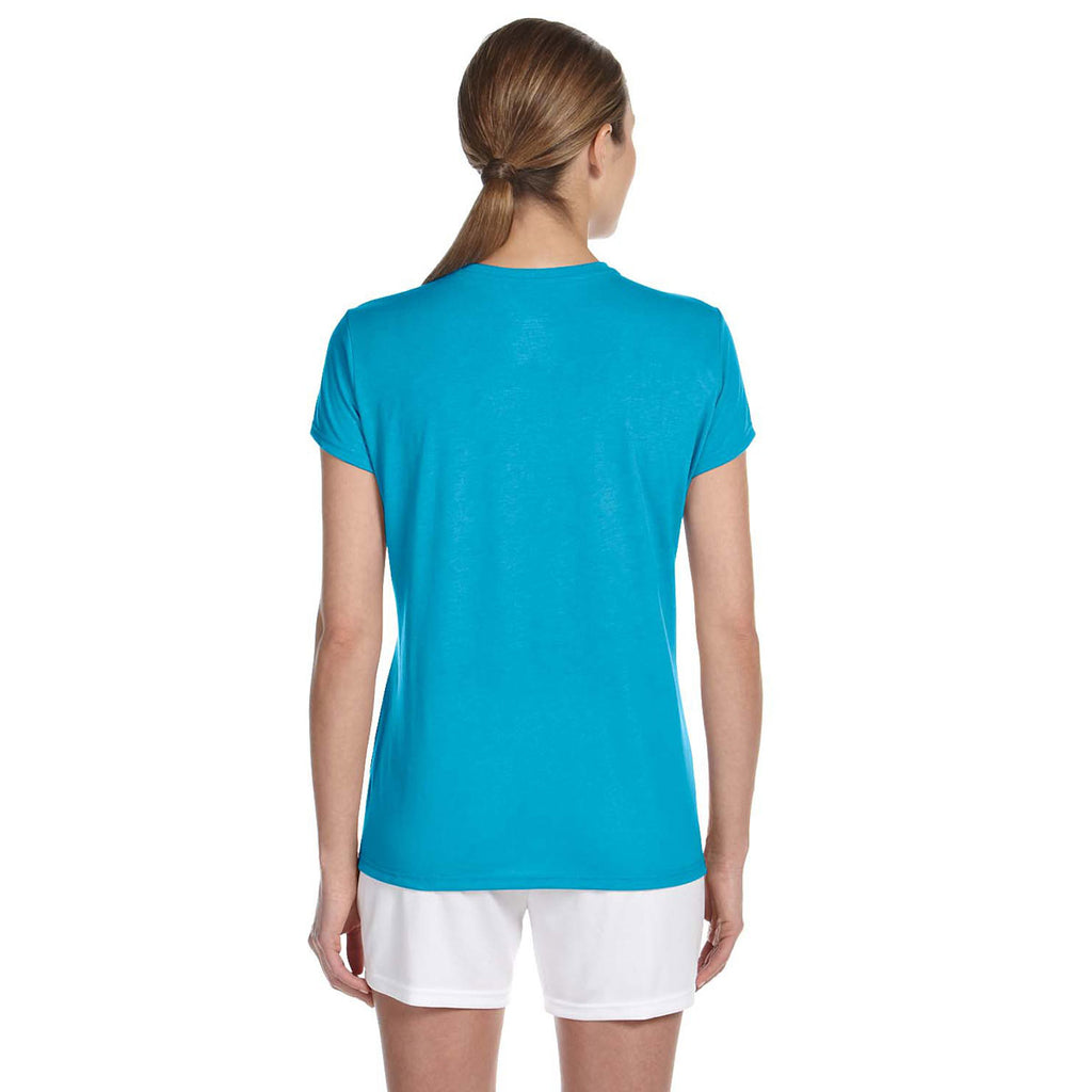 Gildan Women's Carolina Blue Performance 5 oz. T-Shirt